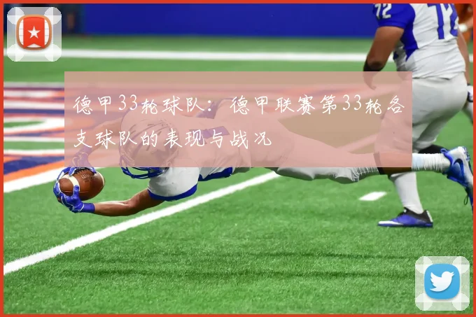 德甲33轮球队：德甲联赛第33轮各支球队的表现与战况